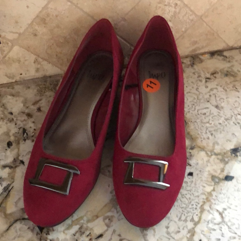 Impo women’s suede Wedge Heel Shoes Size 11